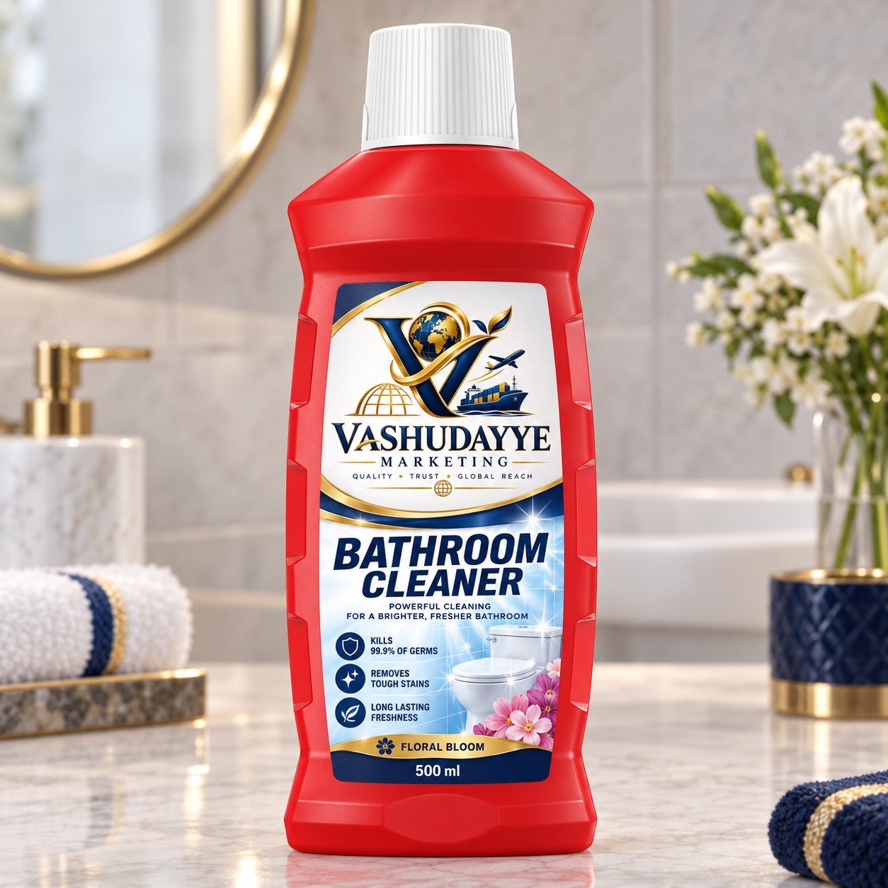 Bathroom Cleaner product photography