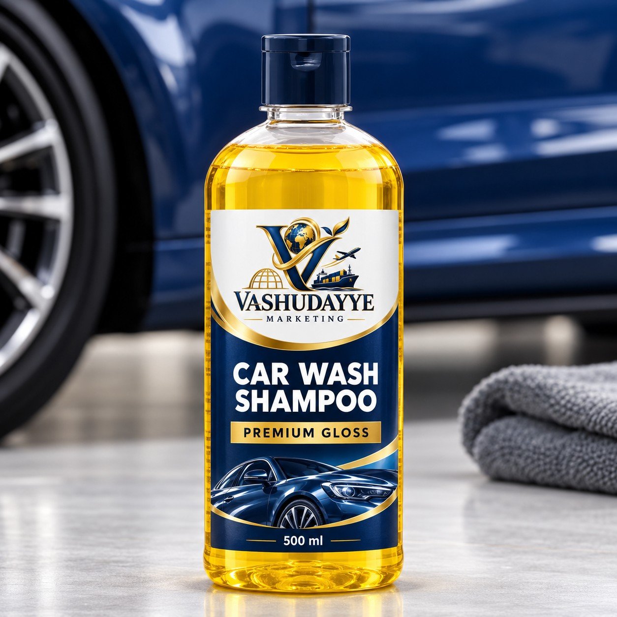 Car Wash Shampoo product photography