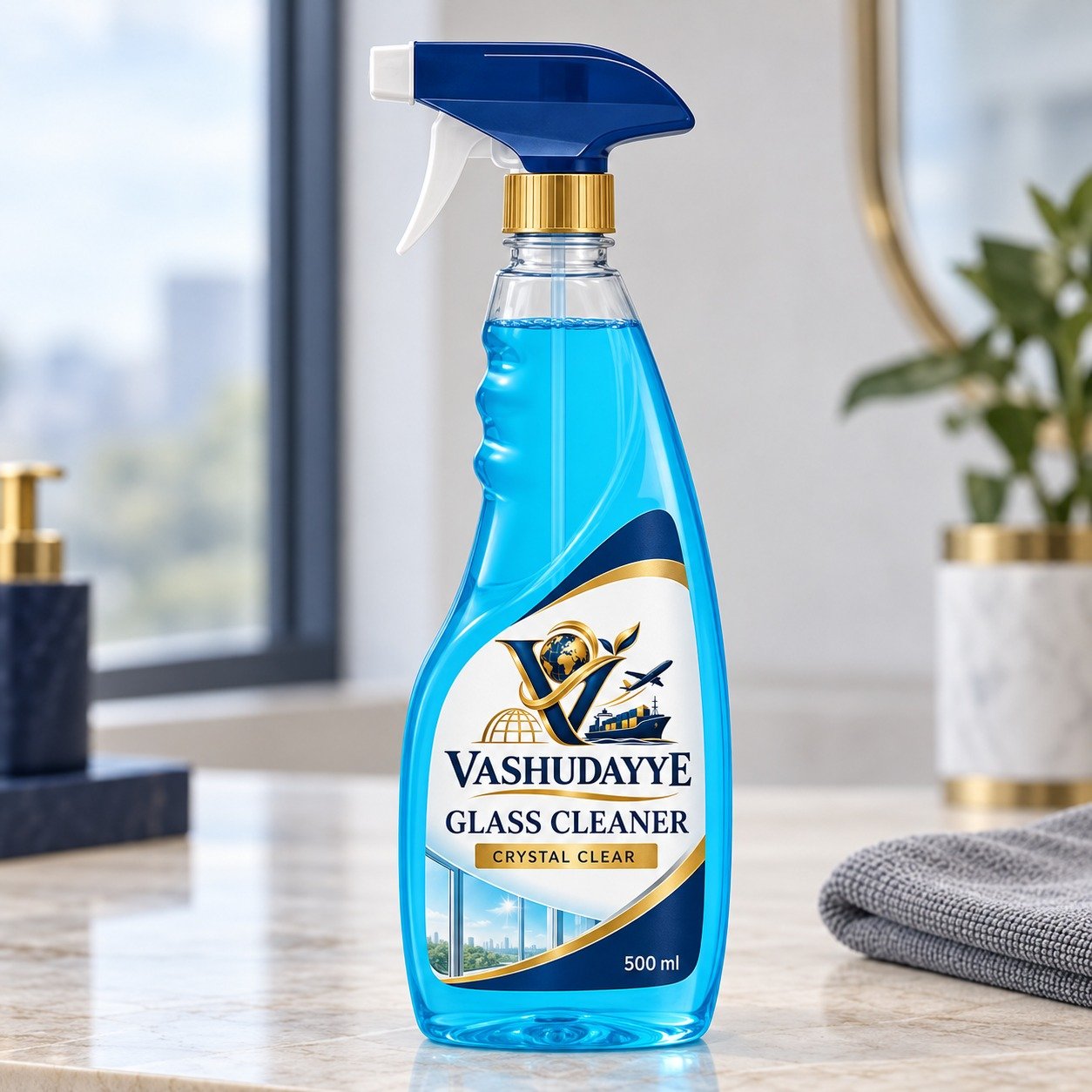 Glass Cleaner product photography