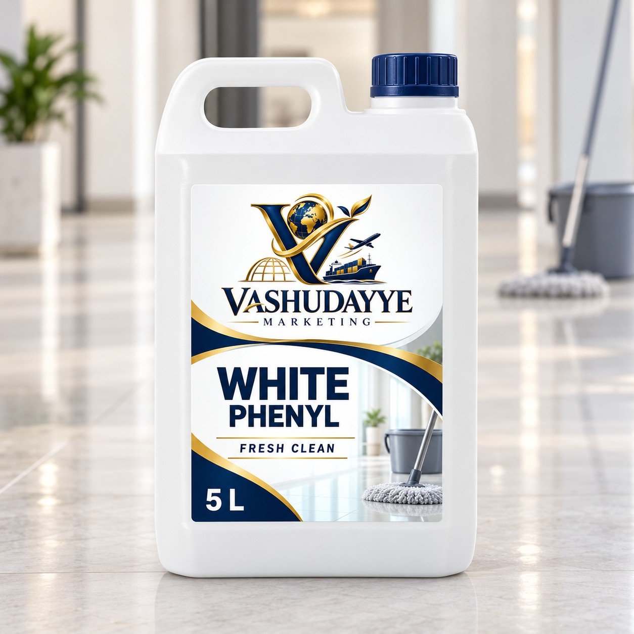 White Phenyl product photography